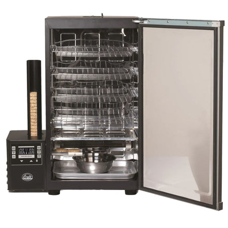 Bradley Digital 4-Rack Electric Smoker front view with closed door