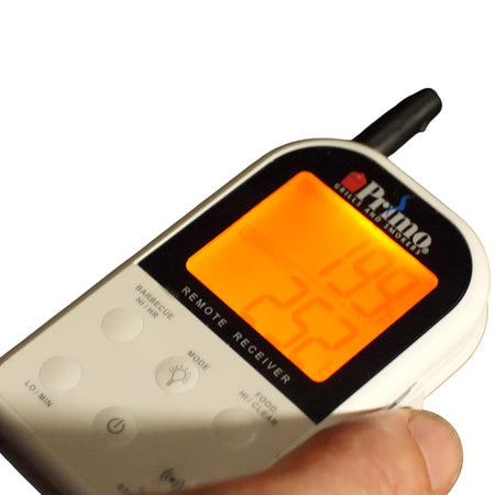 Primo Ceramic Grills Remote Digital Thermometer On Hand