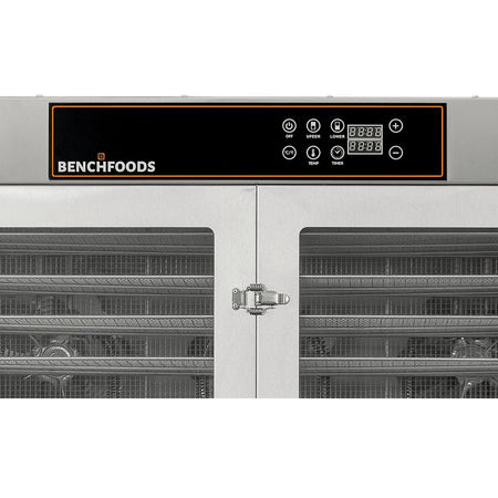 BenchFoods 28-Tray Commercial Dehydrator, 2 Zone - intoCooking