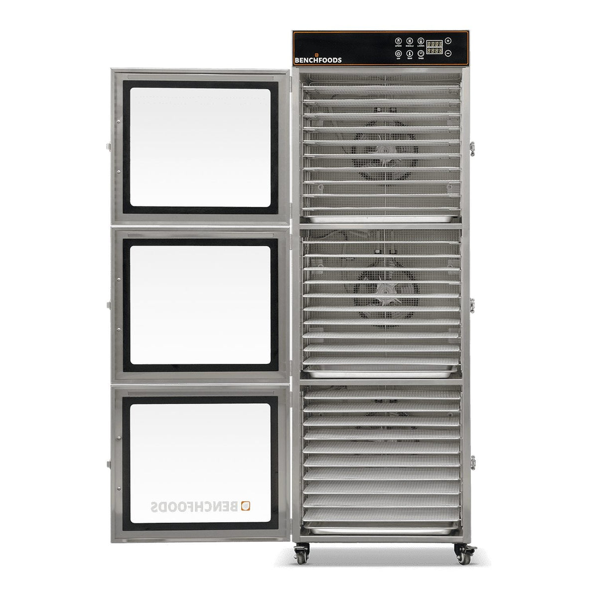 BenchFoods 30-Tray Commercial Dehydrator, 3 Zone - intoCooking