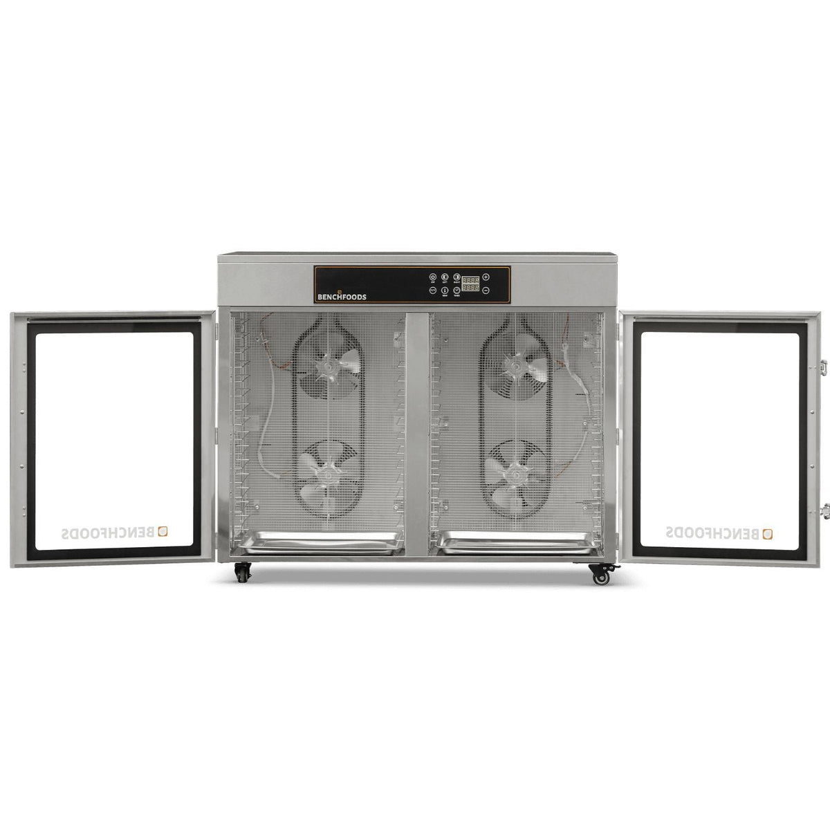 BenchFoods 32-Tray Horizontal Commercial Dehydrator, 2 Zone - intoCooking