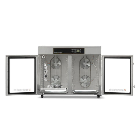 BenchFoods 32-Tray Horizontal Dehydrator, 2 Zone – Biltong Bundle - intoCooking
