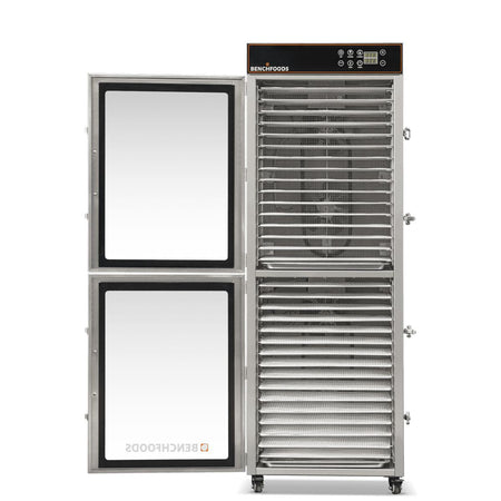 BenchFoods 32-Tray Vertical Commercial Dehydrator, 2 Zone - intoCooking