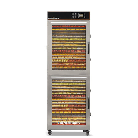 BenchFoods 32-Tray Vertical Dehydrator, 2 Zone – Biltong Bundle - intoCooking