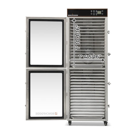 BenchFoods 32-Tray Vertical Dehydrator, 2 Zone – Biltong Bundle - intoCooking