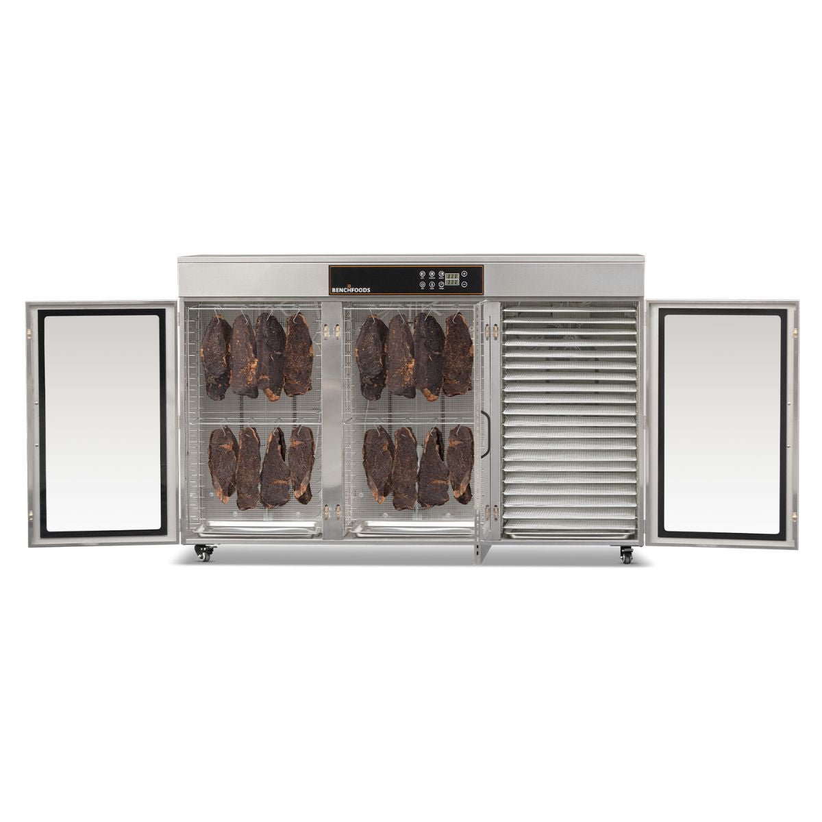 BenchFoods 60-Tray Commercial Dehydrator, 3 Zone – Biltong Bundle - intoCooking