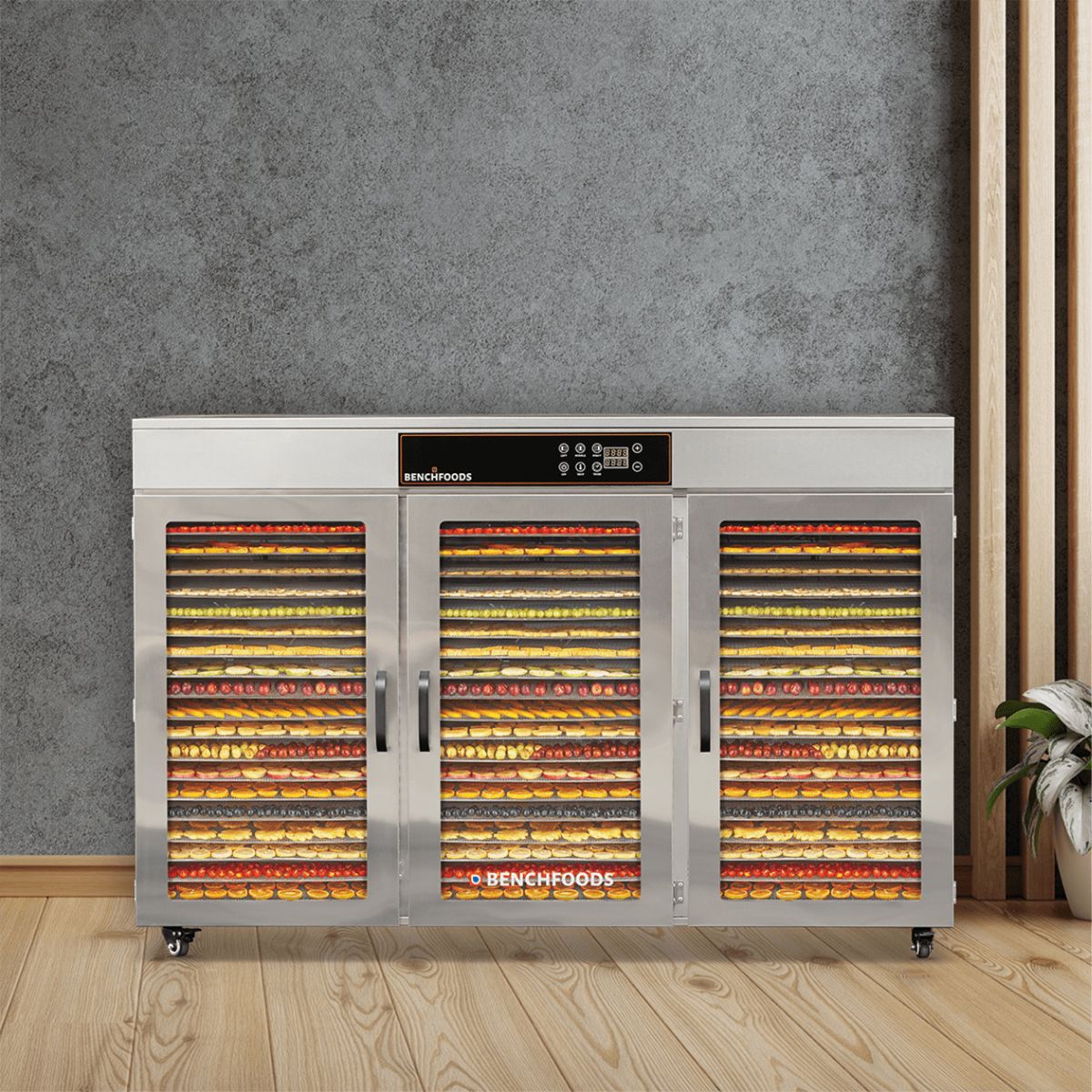 BenchFoods 60CUDG Biltong Bundle dehydrator shown in a modern kitchen setting