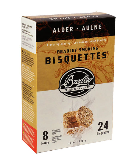 Bradley Smoker Alder Wood Bisquettes 24-pack box