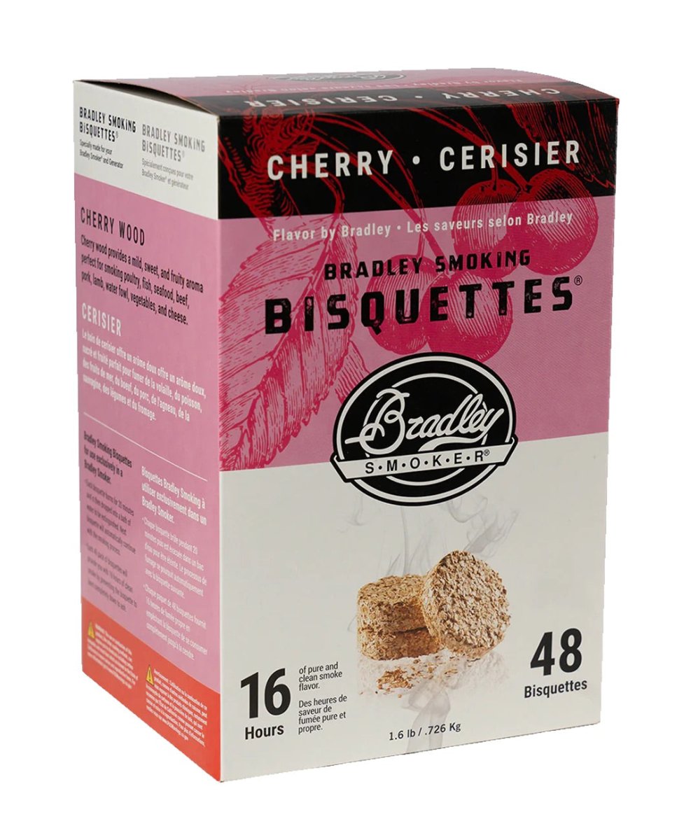 Bradley Smoker Cherry Wood Bisquettes - intoCooking