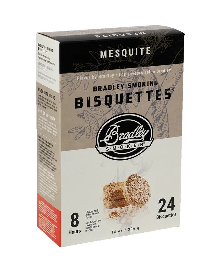 Bradley Smoker Mesquite Wood Bisquettes box – 24 pack