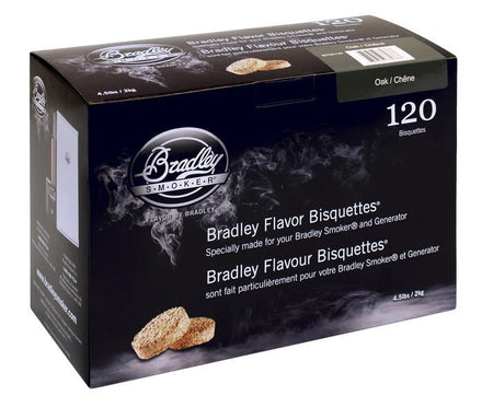 Bradley Smoker Oak Wood Bisquettes - intoCooking