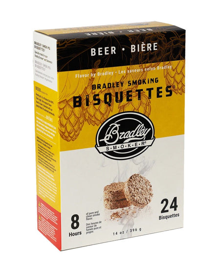 Bradley Smoker Premium Beer Wood Bisquettes - intoCooking