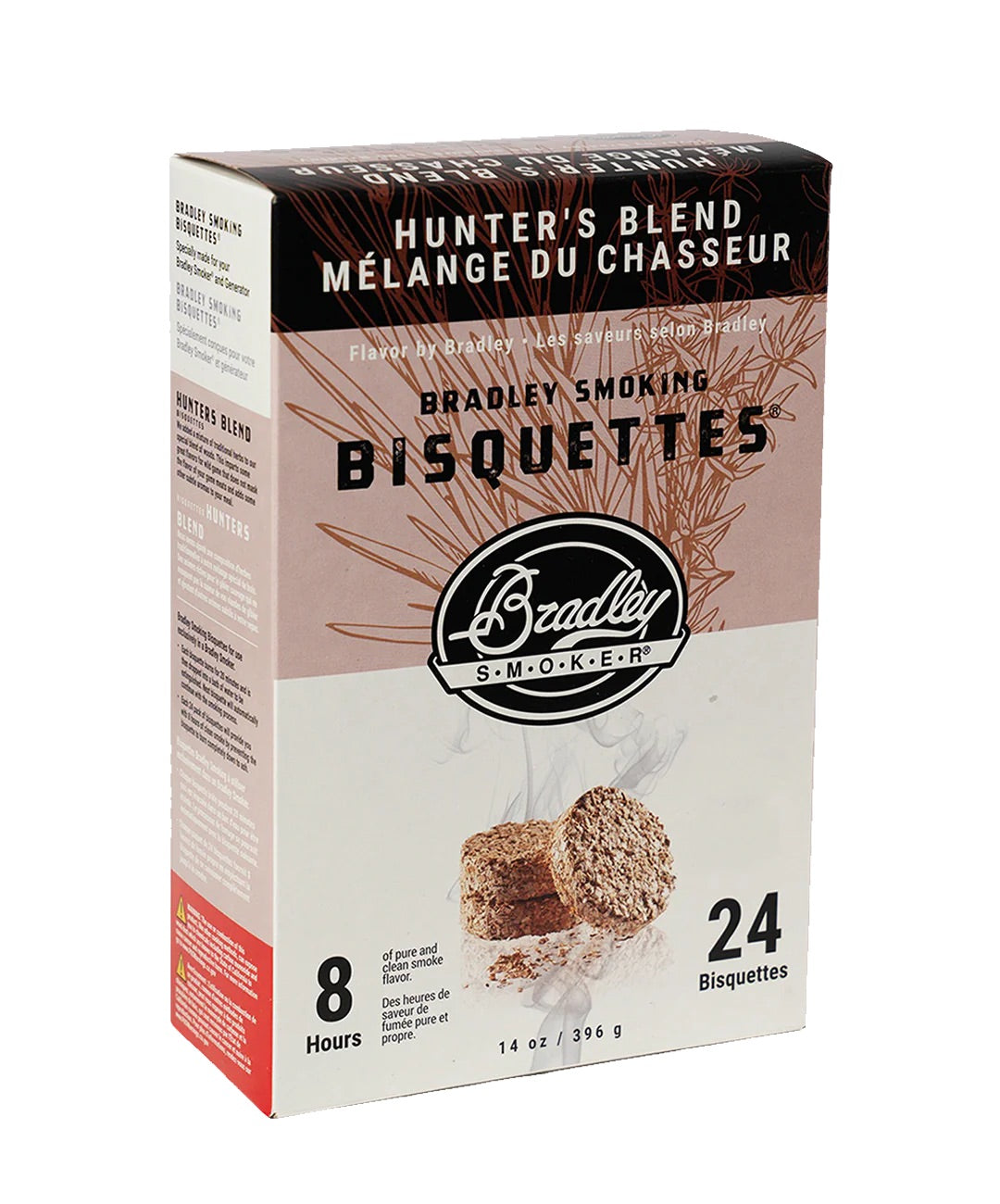 Bradley Smoker Premium Hunter’s Blend Wood Bisquettes box – 24 pack