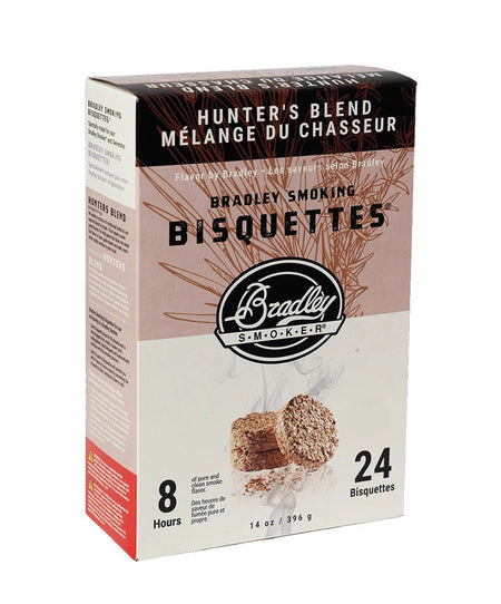 Bradley Smoker Premium Hunter’s Blend Wood Bisquettes - intoCooking