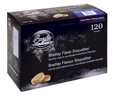 Bradley Smoker Special Blend Wood Bisquettes box – 120 pack