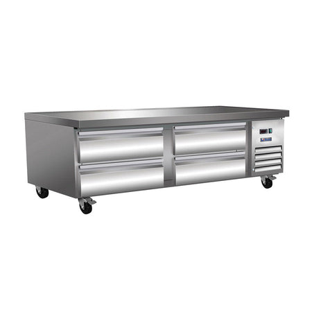 Ikon – 74" 4-Drawer Refrigerated Chef Base | ICBR-74 - intoCooking