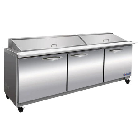 IKON ISP72M 72-inch Megatop sandwich prep table with refrigerated ingredient rail