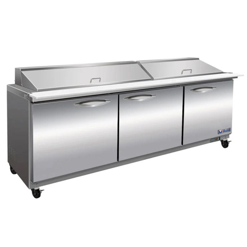 IKON ISP72M 72-inch Megatop sandwich prep table with refrigerated ingredient rail