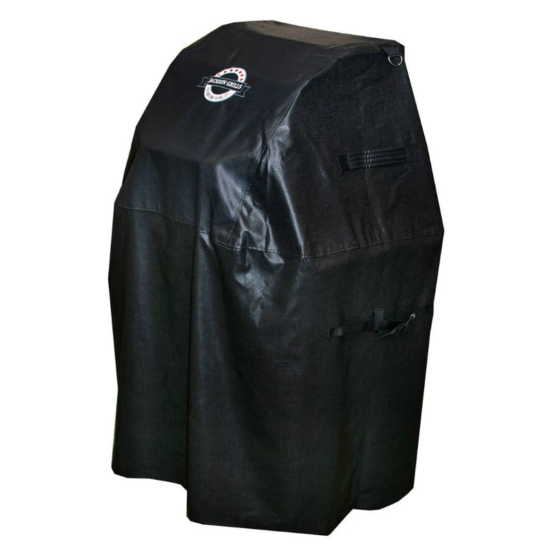 Jackson Grills Keystone 400 cart grill cover in black, weather-resistant material