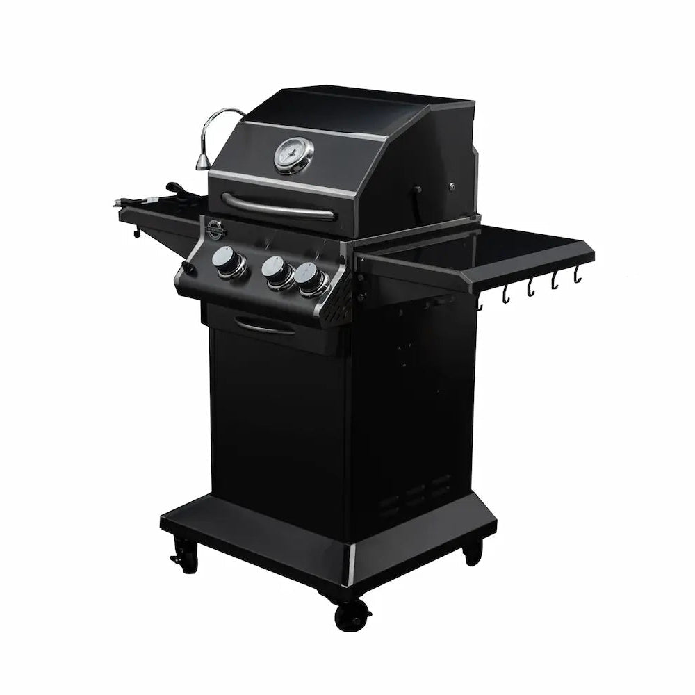Jackson Grills LUX 400 Black 2 - Burner Stainless Steel BBQ - intoCooking
