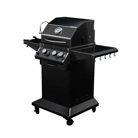 Jackson Grills LUX 400 Black 2 - Burner Stainless Steel BBQ - intoCooking