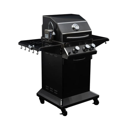Jackson Grills LUX 400 Black 2 - Burner Stainless Steel BBQ - intoCooking