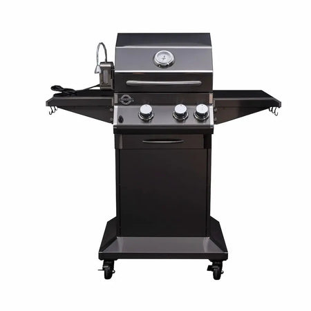 Jackson Grills LUX 400 Black 2 - Burner Stainless Steel BBQ - intoCooking