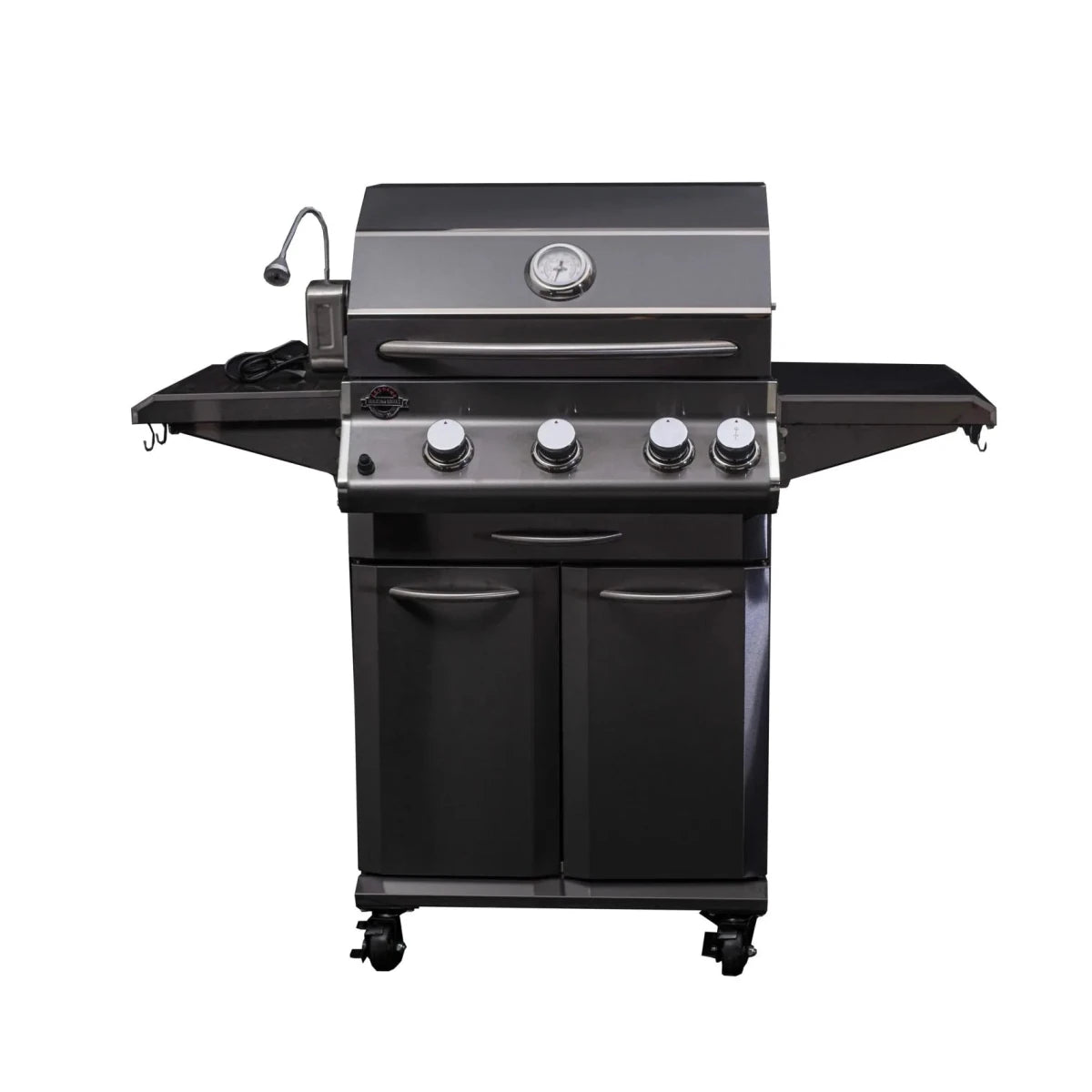 Jackson Grills LUX 550 Black 3 - Burner Stainless Steel BBQ - intoCooking