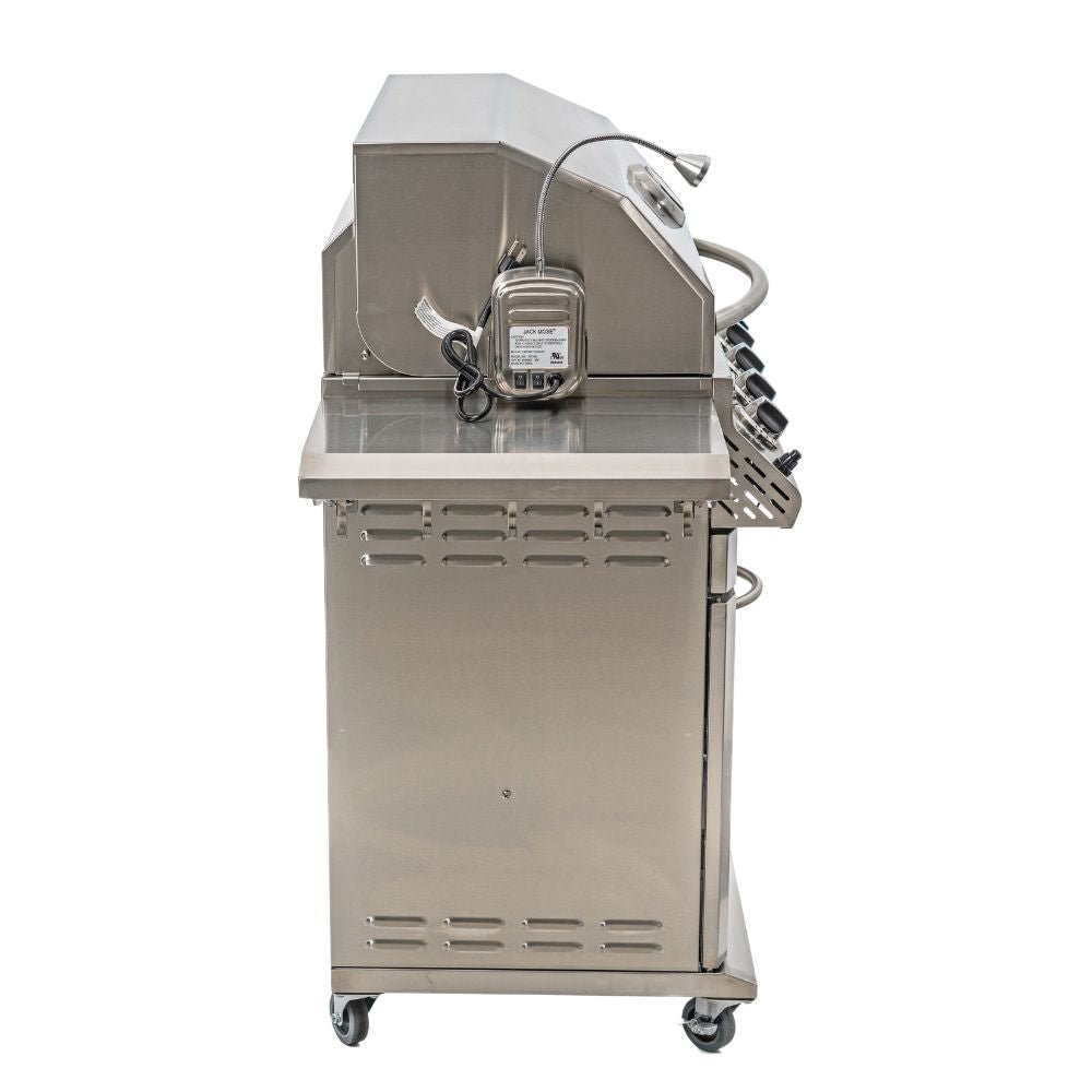 Jackson Grills LUX 700 4 - Burner Stainless Steel BBQ - intoCooking
