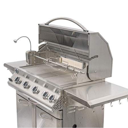 Jackson Grills LUX 700 4 - Burner Stainless Steel BBQ - intoCooking