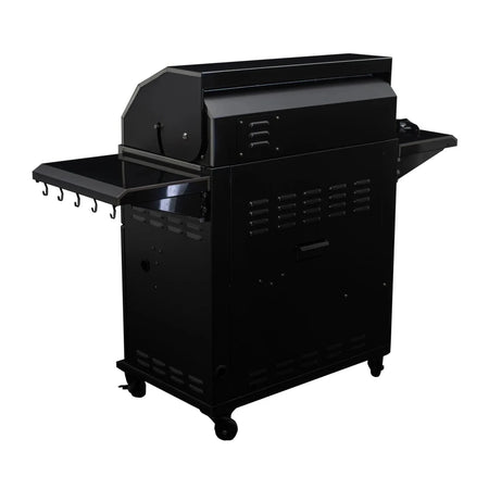 Jackson Grills LUX 700 Black 4 - Burner Stainless Steel BBQ - intoCooking