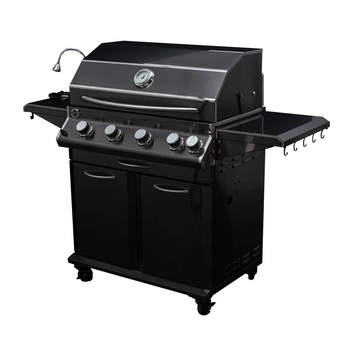 Jackson Grills LUX 700 Black 4 - Burner Stainless Steel BBQ - intoCooking