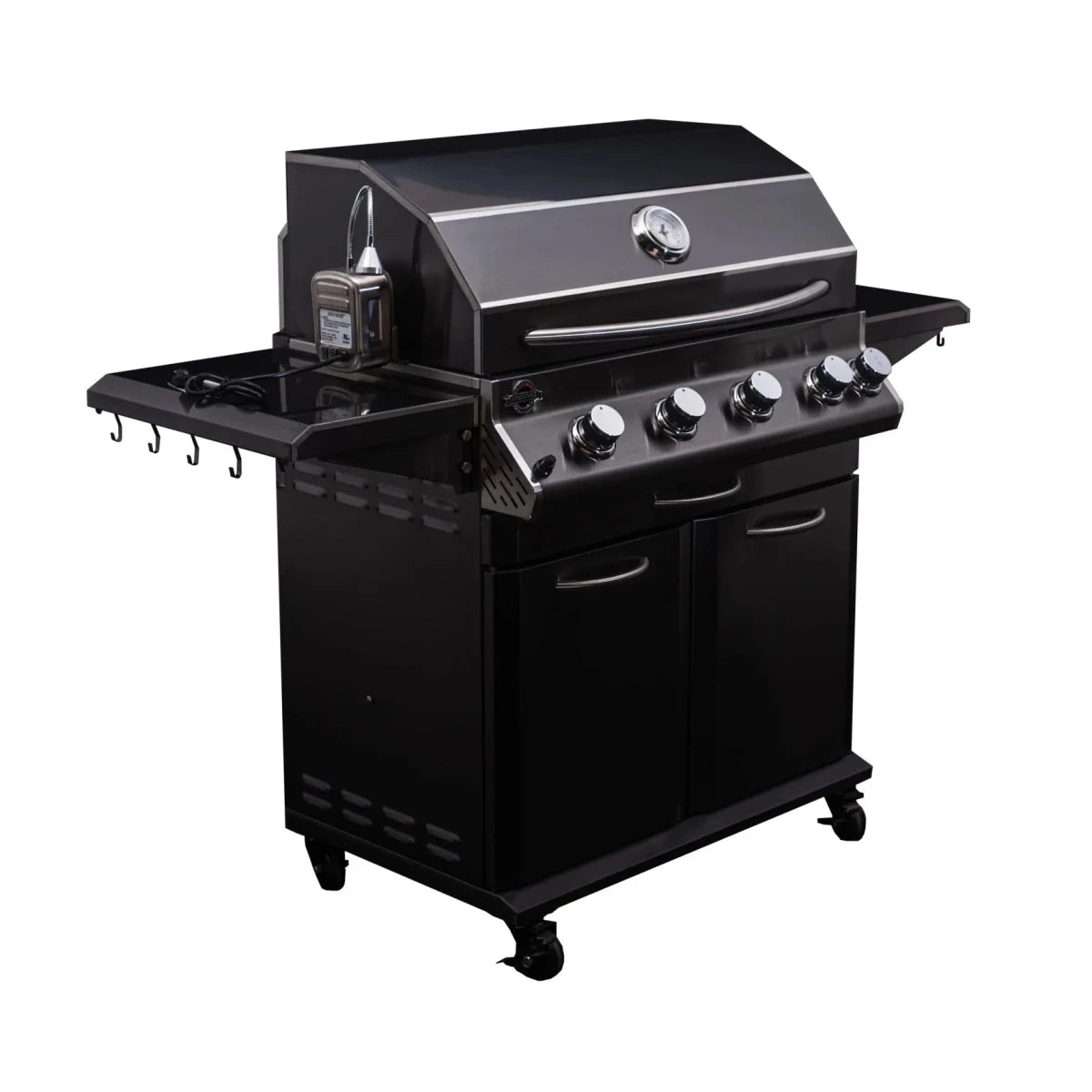 Jackson Grills LUX 700 Black 4 - Burner Stainless Steel BBQ - intoCooking
