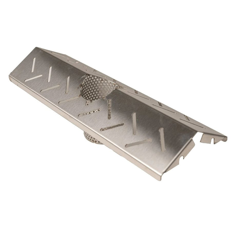 Top angled view of the Jackson Grills Pellet Diffuser accessory