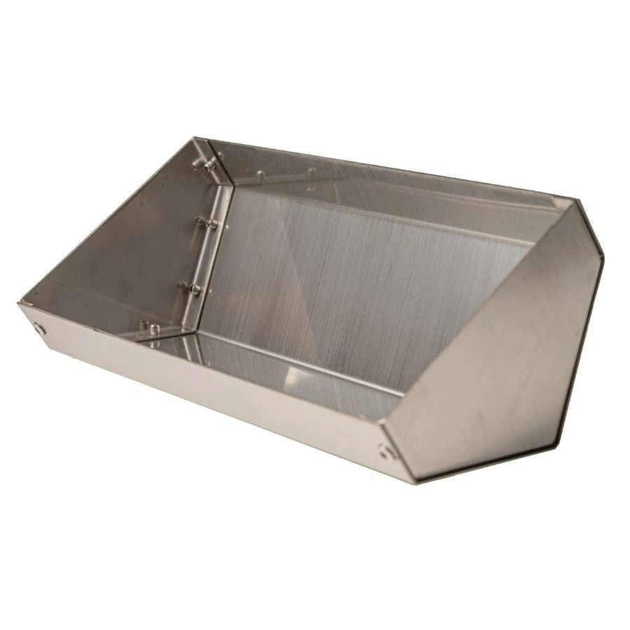 Open view of Jackson Grills Smoker Box showing stainless interior