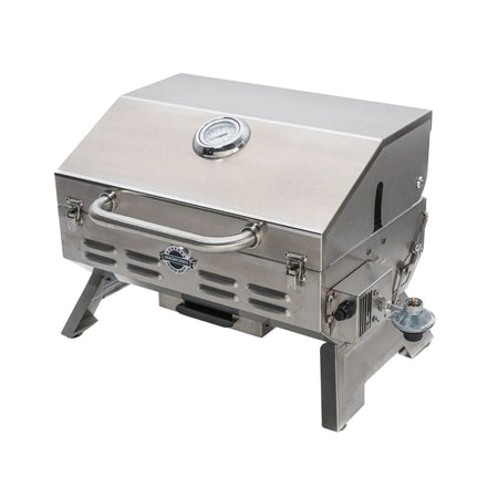 Jackson Grills VERSA 100 Portable Stainless Steel Gas Grill - intoCooking