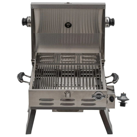 Jackson Grills VERSA 75 showing interior grilling surface with stainless steel grates