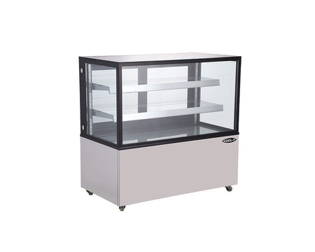 Kool-It KBF-48 48" Refrigerated Flat Glass Display Case - intoCooking