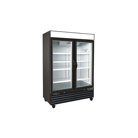 Kool-It KGF-48 54" Two-Section Glass Door Merchandiser Freezer - intoCooking