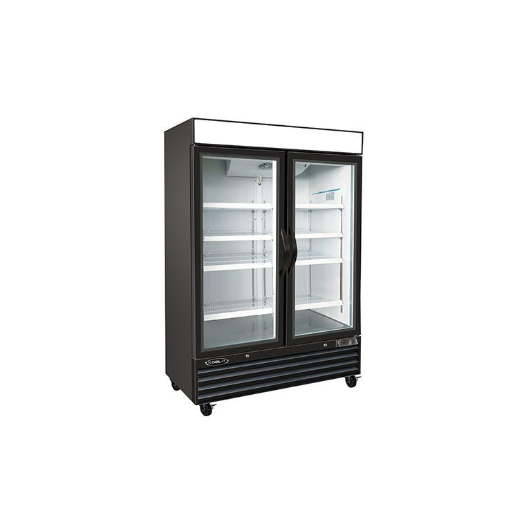Kool-It KGF-48 54" Two-Section Glass Door Merchandiser Freezer - intoCooking