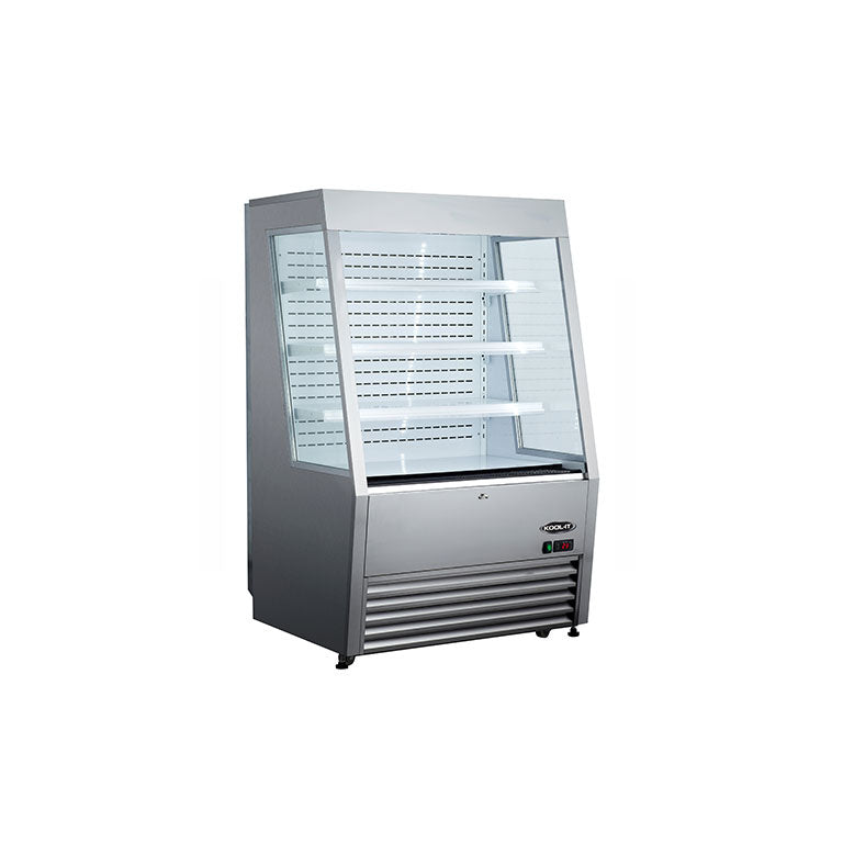 Kool-It KOM-36SS 36-inch stainless steel open air merchandiser