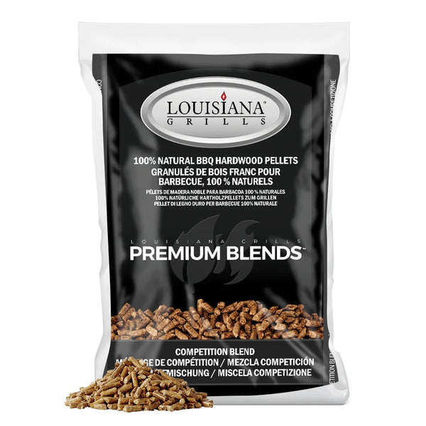 Louisiana Grills 40 lb Competition Blend hardwood pellets bag