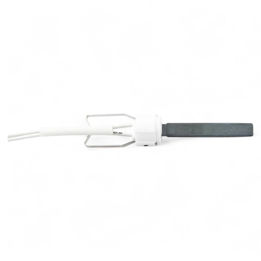 Replacement igniter for Louisiana Grills, depicted as a silicon nitride rod with wiring