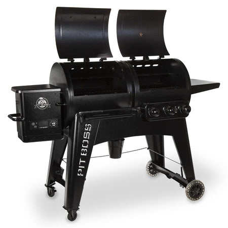 Black Pit Boss grill on a white background