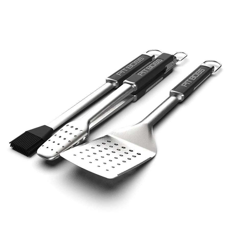 Pit Boss 3 - Piece BBQ Tool Set - intoCooking