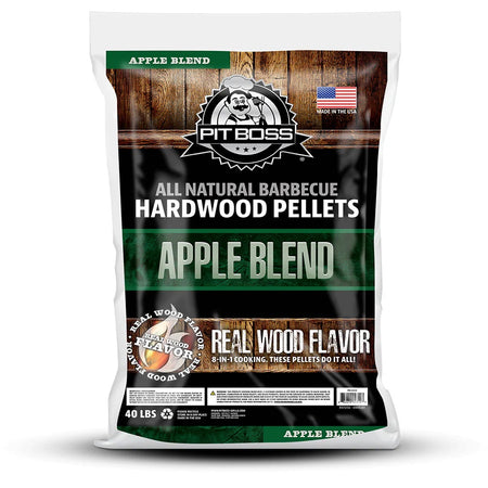 Pit Boss 40 lb Apple Blend hardwood grilling pellets bag