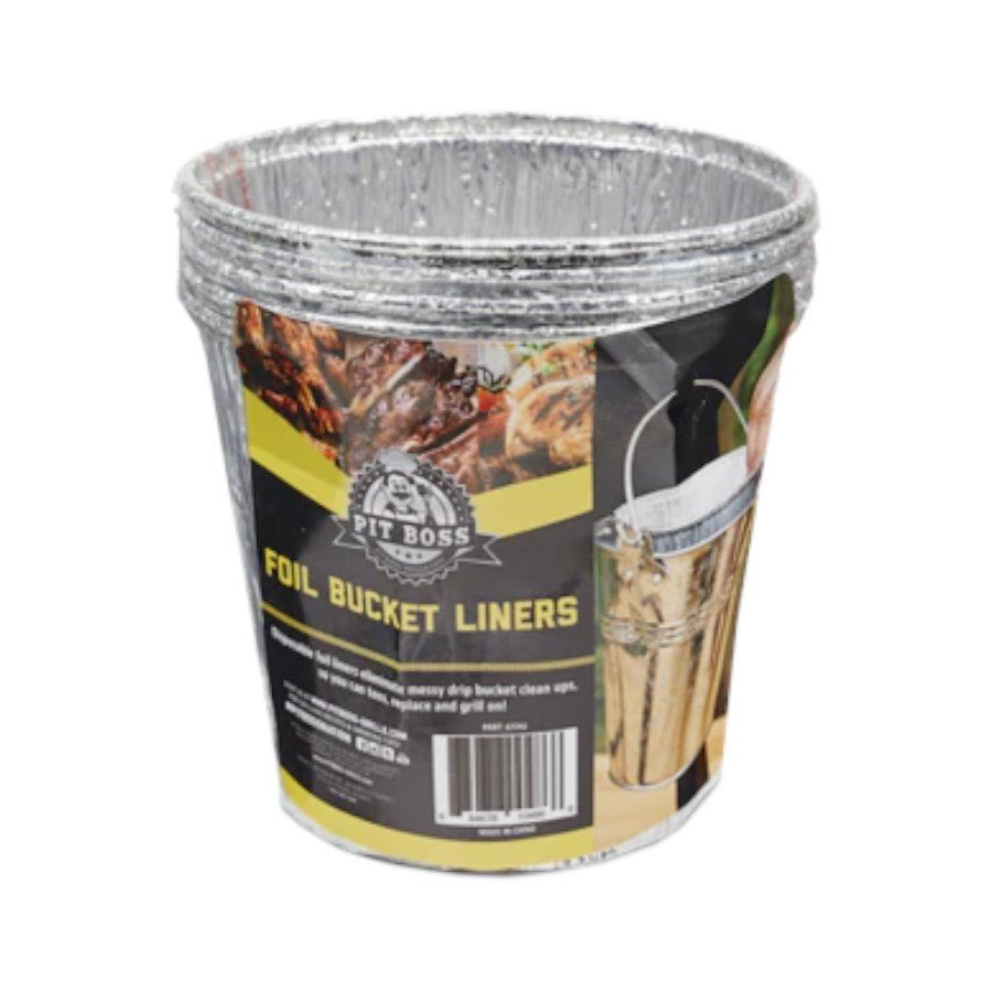 Pit Boss 6 Pack Foil Bucket Liners - intoCooking