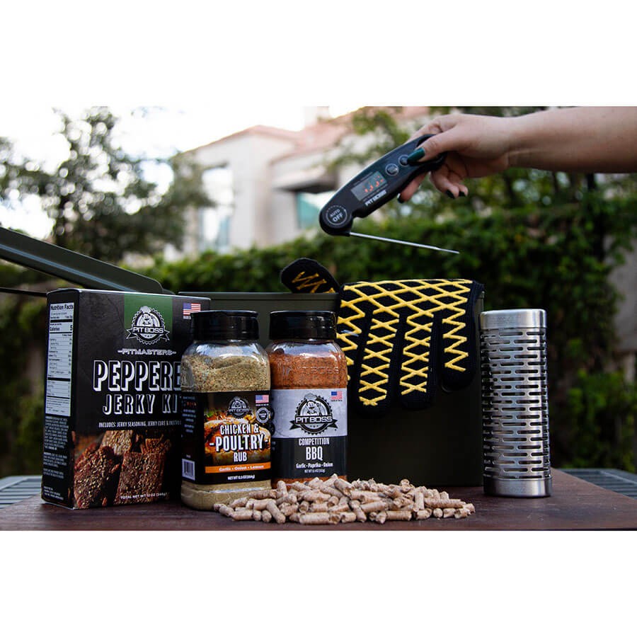 Pit Boss small ammo can kit with Canadian branding.