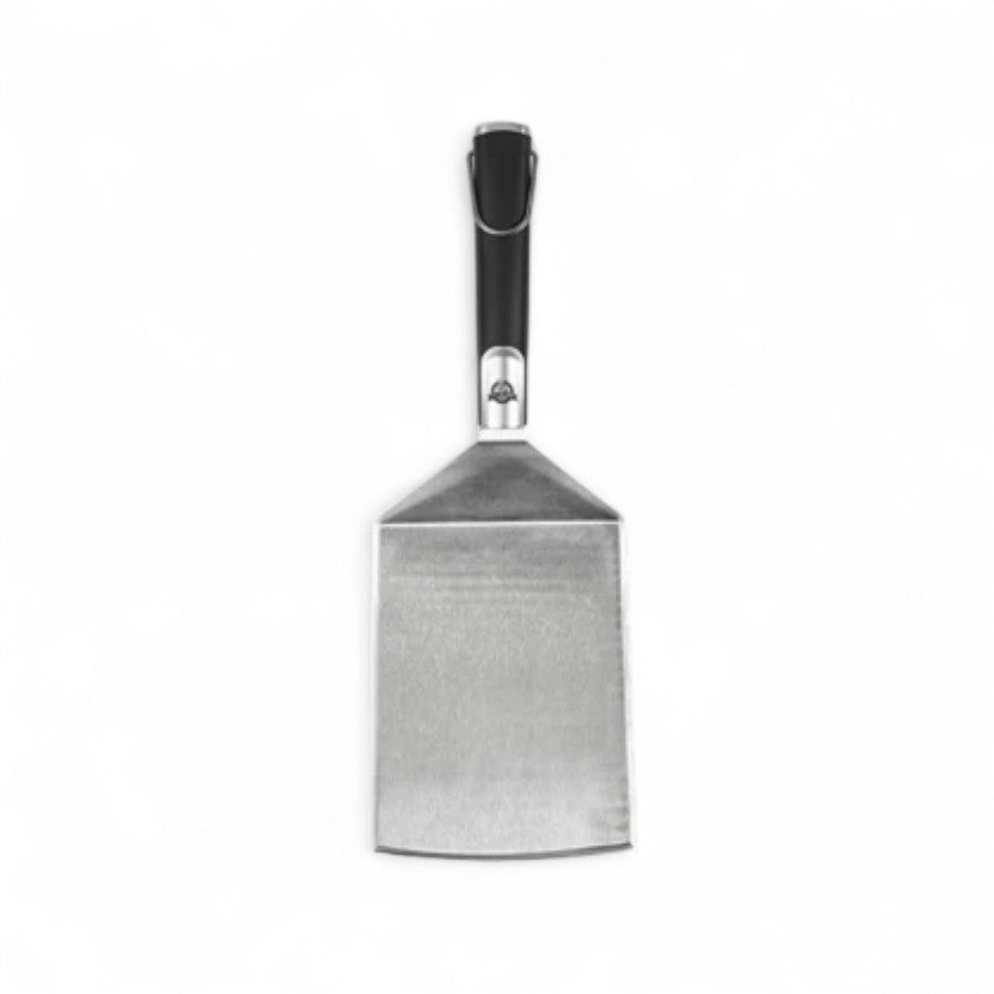 A Pit Boss Grills Soft Touch Big Head Spatula angled on a white background, highlighting its broad blade