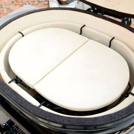 Primo 21" Oval Junior - Kamado Ceramic Charcoal Grill - intoCooking